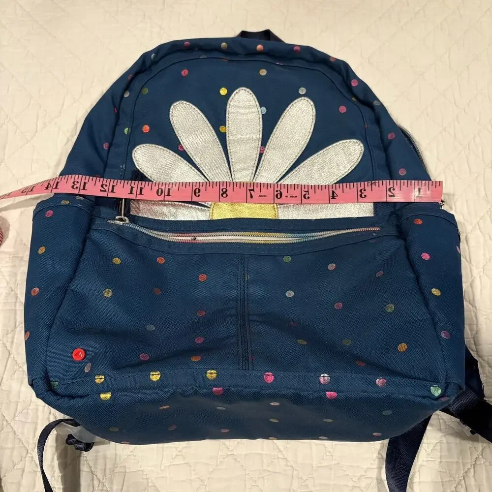 STATE DAISY RAINBOW DOT KANE Backpack Girl Blue SzOS Scholastic Sporty Girly Fun